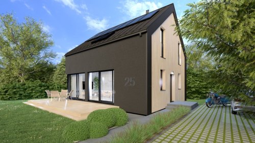 Dom GUNB do 70m2 PROJEKT PANTA RHEI - Na Zgłoszenie